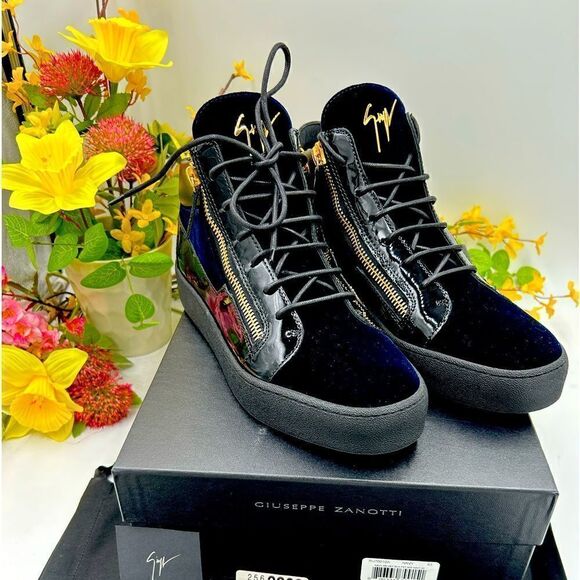 Men’s Giuseppe Zanotti high top sneakers size 43 made in Italy - Picture 1 of 10